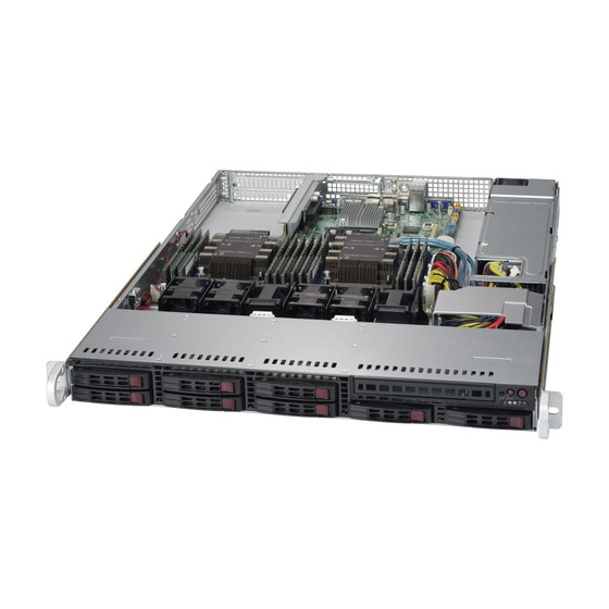 Supermicro CSE-113AC2-605WB 1U Chassis 8x2,5 WIO 2xNVMe 600W