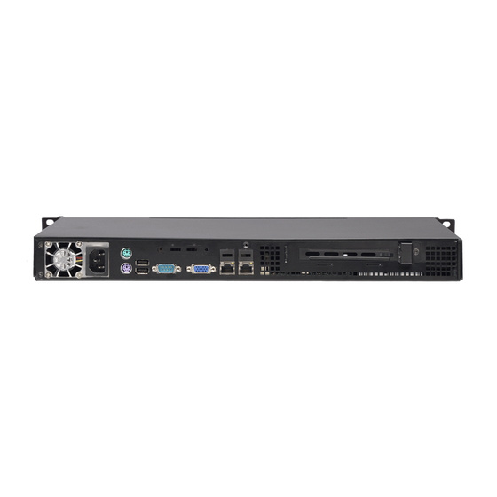 Supermicro CSE-510-203B 1U Chassis max. 4x2,5 Short 200W