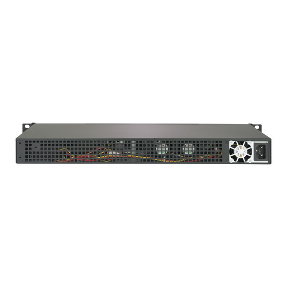 Supermicro CSE-505-203B 1U Chassis max. 4x2,5 Front I/O Short 200W