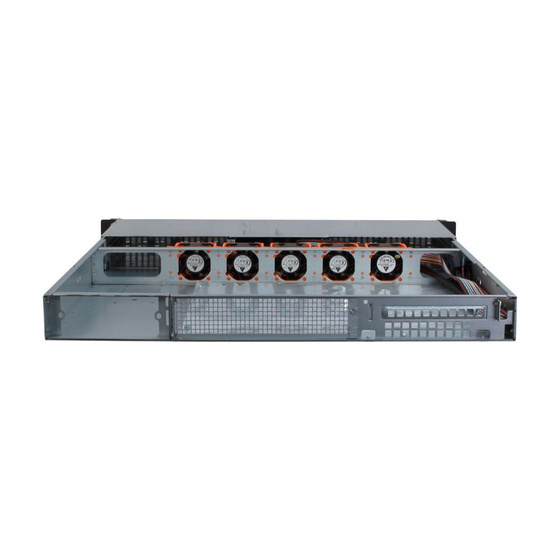 Inter-Tech 1U-10255 1U Chassis max. 9x2,5 o. PSU