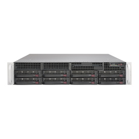 Supermicro CSE-825TQC-R802LPB 2U Chassis 8x3,5" 2x800W