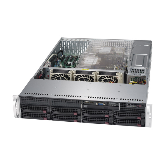 Supermicro CSE-825TQC-R1K03LPB 2U Chassis 8x3,5 2x1000W